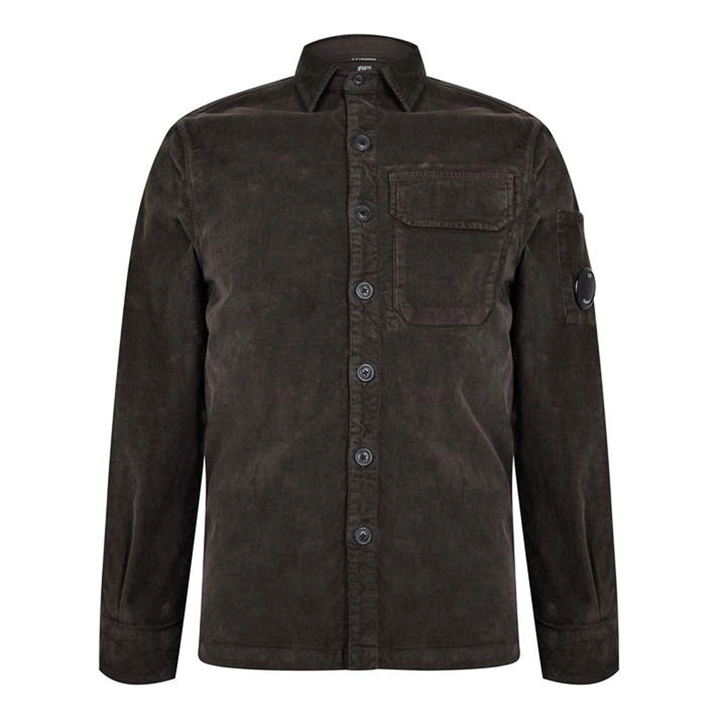 CP Company Velluto Cord Shirt - Green